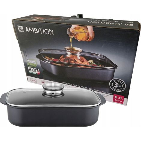 AMBITION Bräter Aromatizer Grand 40cm 6,5L Induktionsofen