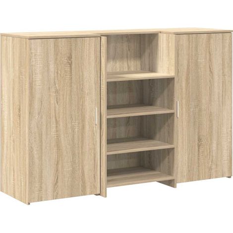 Maison Exclusive - Mostrador de recepción roble sonoma 155x50x103