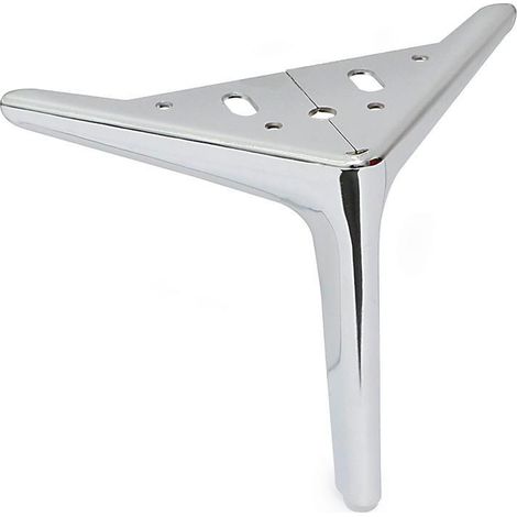 Q&ampQ pata metálica modelo clay acabado cromo , La pata metálica modelo Clay es ideal para sofás y muebles, fabricada en metal duradero con un acabado elegante