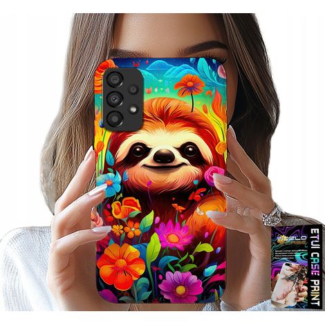 Hülle für Samsung Galaxy A53 5G – bunte Koala-Muster + Glas (1/5)