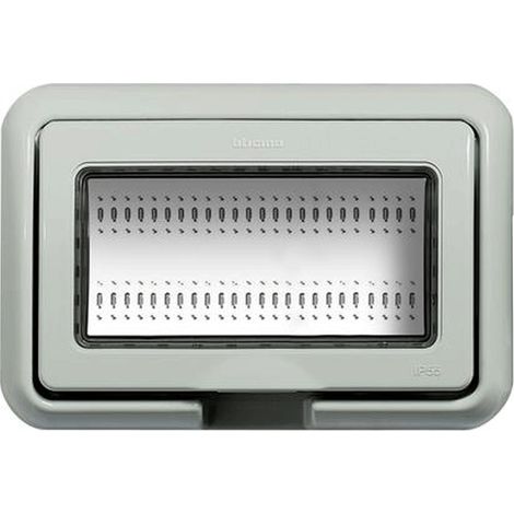 Supporto stagno 4P Idrobox per Living Bticino 24604 chiaro (1/2)