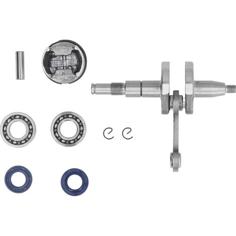 Jeffergarden Crank Crankshaft Piston Kit Remplacement de Stihl MS170 017 tronçonneuse 1130 030 2000 37 mm-DOU