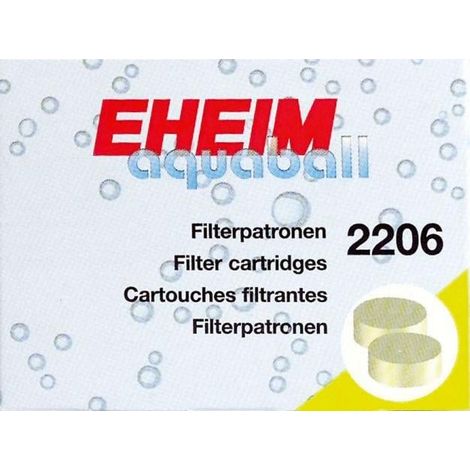 Eheim Filterpatrone für Aquaball 45/Biopower 2 Stück Keine Angabe