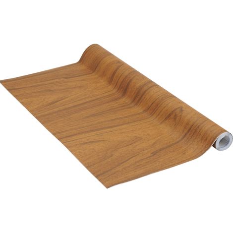 Venilia Pellicola Adesiva Perfect Fix, Effetto Legno Noce francese, 67,5cm x 2m, Spessore 150μ, Pellicola autoadesiva per mobili o cucina, carta da parati, PVC senza ftalati, Prodotto in UE (1/4)