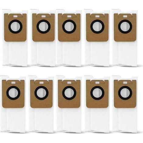Accessoires de remplacement pour sacs à poussière compatibles avec Dreame Bot L10 Plus (1/2)