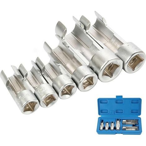 Compact 6-piece tool set for quick and easy removal of automotive oil lines. (1/5)