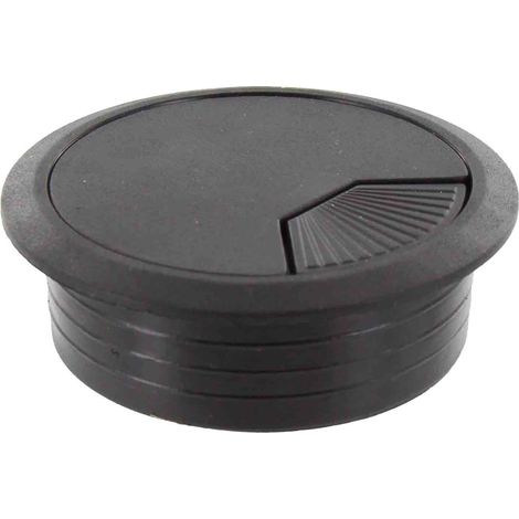 BOCCHETTA PASSACAVI D 60 MM PLASTICA NERO- COMFERUT- 20,0 pz