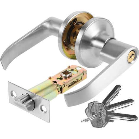 Poignées de porte Mipcase (lot de 1) avec serrure sphérique (1/5)