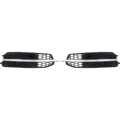 Nebelscheinwerfergitter, Wabendesign, passgenau für Audi A6 C7, links und rechts (1/2)