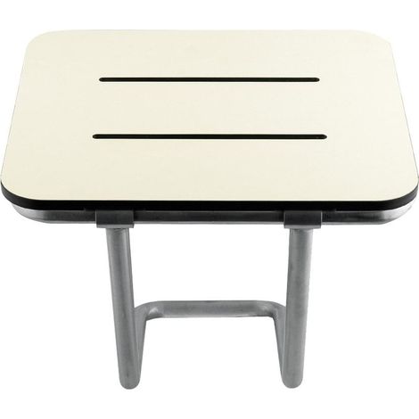 MEDICLINICS AM0100 Asiento Plegable con Pata Marfil - ref: AM0100 (1/2)