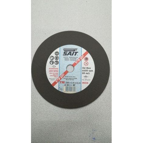 DISCO ABRASIVO FLEX TRONCATRICE DISCHI TAGLIO FERRO METALLO ACCIAIO INOX 19439V MM 230x2 (22156)