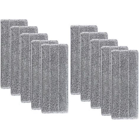 Pack of 10 microfiber mop cleaning cloths, 32 x 12 m (1/5)