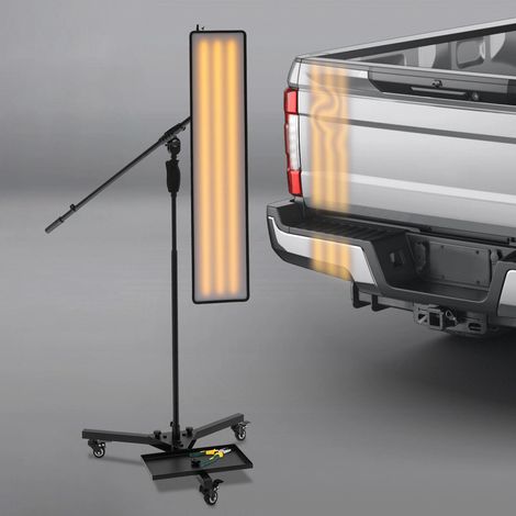 Herramienta de reparación de abolladuras PDR, extractor de abolladuras para coche, reflector LED PDR, 3 ruedas universales, para talleres de reparación de automóviles