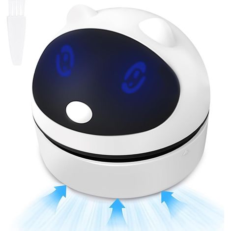 Mini aspirapolvere portatile, ricaricabile tramite USB, senza fili per ufficio, scuola, casa, auto