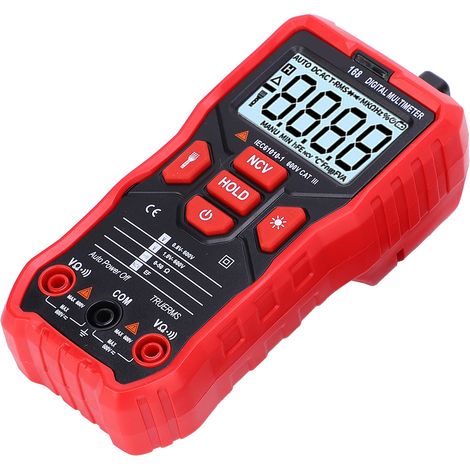 UA168 Mini-Handmultimeter mit LCD-Display und AC/DC-Spannungs- und Widerstandsmessgerät inklusive Messspitzen (1/5)