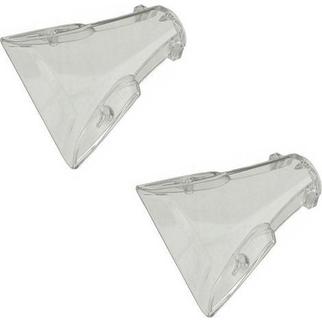 Set of 2 Fishtail-shaped replacement covers, car carpet extractor for Karcher Puzzi 8/1 puzzi10/1
