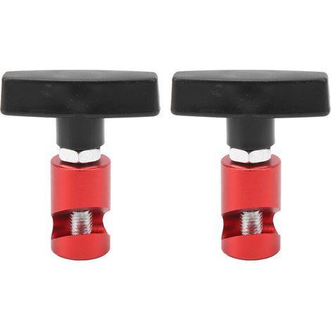 2pcs Fixation de Vérin de Hayon Support de Maintien pour Coffre et Hayon - Outil de Retenue Rouge (1/5)