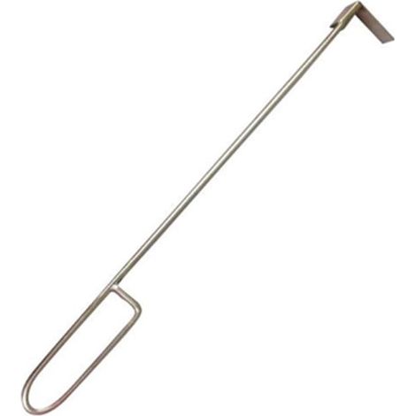 Ascheentfernungswerkzeug, 45,7 cm langes Edelstahl Ascherechen Werkzeug für klassische Holzöfen, Ascherechen Grillhaken mit Metallgriff für Kamin (1/5)