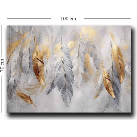 Decorazione artistica da parete con stampa su tela Painting Multicolore (1/4)
