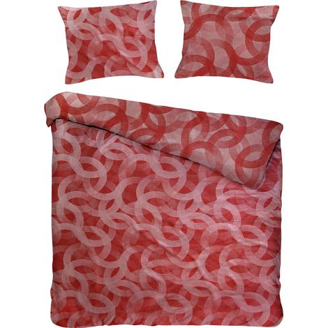 Baumwollbettwäsche 220x200 Cottonlove Jacquard Spoty Terra Premium-Jacquard (1/3)