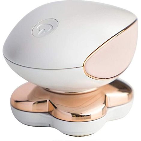 Épilation jambes femme Finishing Touch Flawless, rasoir électrique sans douleur, appareil à épiler réutilisable, 2 têtes, rose, usage sec et humide, compact et portable. (1/3)
