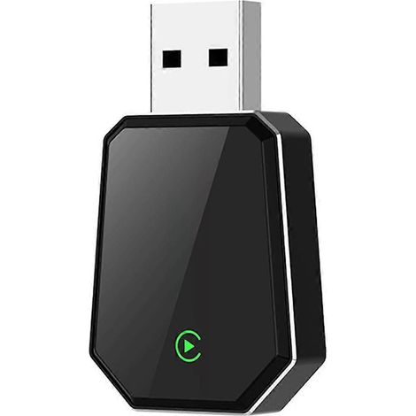 Adaptateur CarPlay sans fil 2 en 1 pour Android Auto, dongle pour systèmes intelligents de voiture, boîtier d'IA intelligent avec CarPlay filaire (1/5)