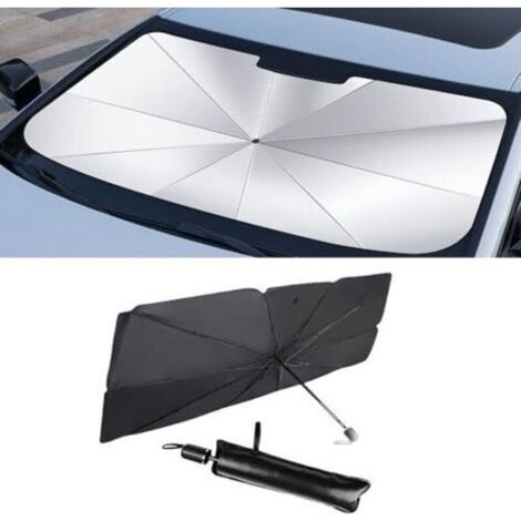 BFJXZA Auto-Windschutzscheiben-Sonnenschutzschirm für Citroen C1 C2 C3 C4 C5 C5X C6 C8 DS3 DS4 DS5 Faltbarer UV-Isolations-Frontscheiben-Innen-Sonnenschutz (1/4)