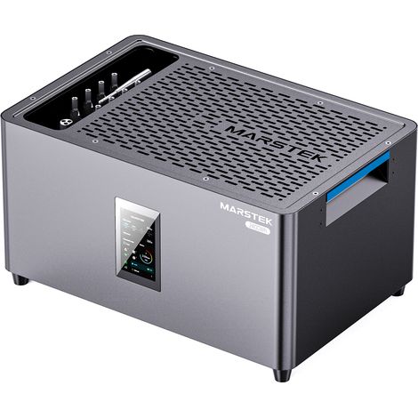 Centrale Électrique de Balcon avec APP,Kit Solaire Autonome avec Batterie 2.56kWh (LiFePO4,6000 cycles) 2400W Max Entrée,Altitude max 2000m,Capacité Extensible