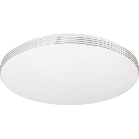 Plafonnier LED Rabalux Oscar2 rond blanc Ø34 18W 4000K (1/5)
