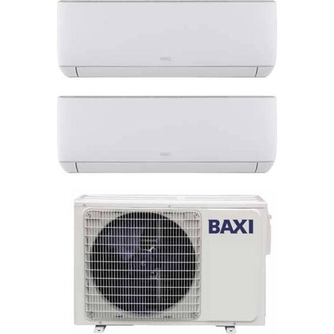 Climatiseur Baxi Dual Split rèversible Série Astra 9+12 avec LSGT50-2M R-32 Wi-Fi en option 9000+12000 - Nouveau