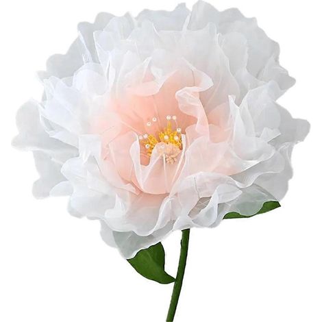 Simulation réaliste de fleurs en soie pour décoration et ameublement. Couches de pétales imitant de fausses fleurs. (1/5)