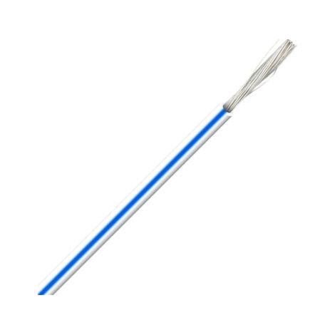 Cavo filo unipolare style 1015 H05V2-K AWG 19 bianco/blu