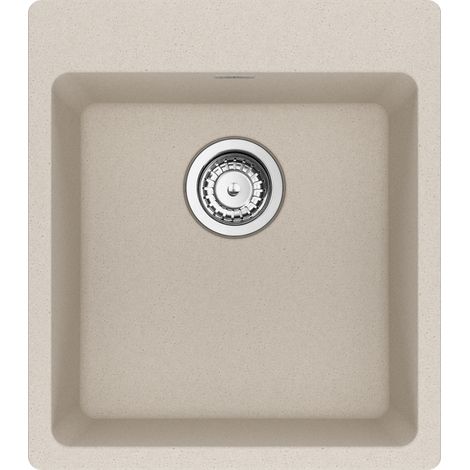 Franke MRG 610-39. Tipo di lavello: Lavello montato su piano, Forma del lavandino: Quadrato, Materiale del lavandino: Fragranito. Larghezza: 440 mm, Profondità: 500 mm, Altezza: 200 mm - 114.0734.272 (1/3)