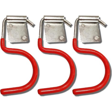15er-Pack Garten-Werkzeughalter, Garagen-Wandaufbewahrungshaken, Besenhalter-Wand, Garagen-Wandhaken für Gartengeräte, Metall-Werkzeug-Organizer