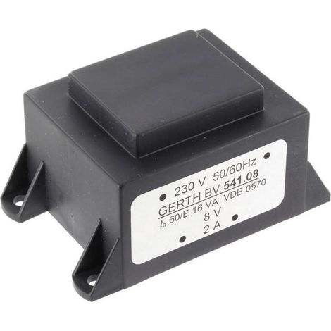 Gerth PTA542401 Printtransformator 1 x 230 V 1 x 24 V/AC 16 VA 666 mA (1/3)