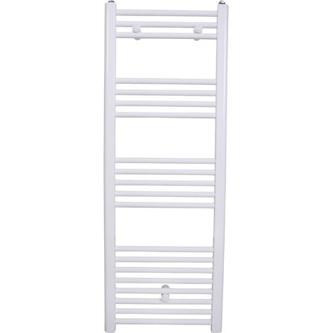 Radiatore scalda salviette ad acqua calda CODA 120 X 50 cm bianco (1/3)
