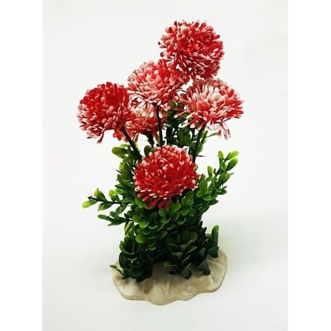 YMYNY Künstliche Pflanzen, 25 cm hoch, bunt, für die Dekoration von Aquarien