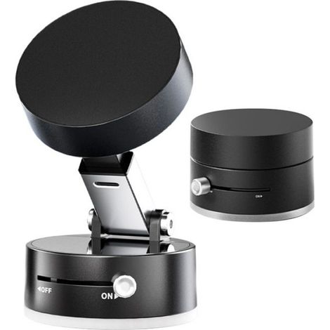 Support de téléphone magnétique pliable Double face pour voiture, ventouse sous vide, support de téléphone automa BEQUILLE CENTRALE (1/5)