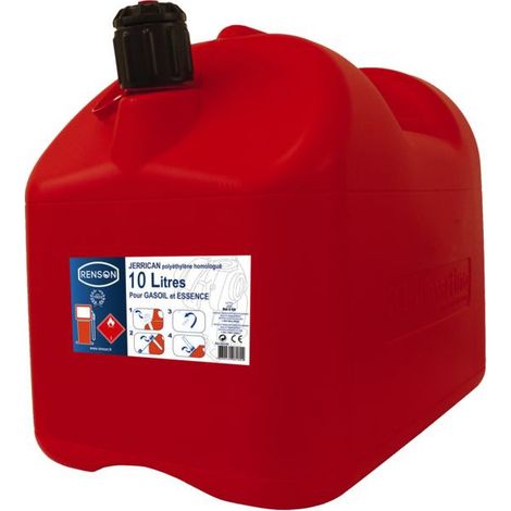 Jerrican Plastique 20l Transport Sécurisé De Liquides - Générique
