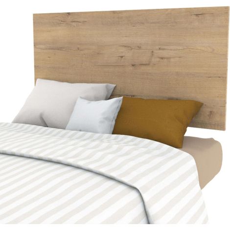 Cabecero de Cama Camila 100 cm Dormitorio, Montaje suspendido, Melamina Roble Gold
