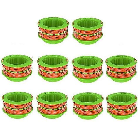 Fil coupe-bordures lot de 10 4.6 m pour tondeuse entretien jardin (1/5)