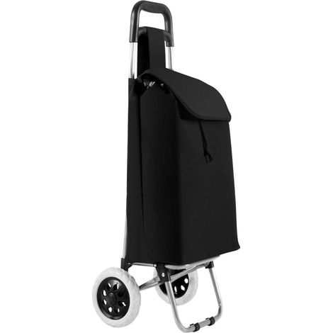 COSTWAY Carrito de Compra Plegable Impermeable Ligero con 2 Ruedas Bolsa de Compra Carga 35KG