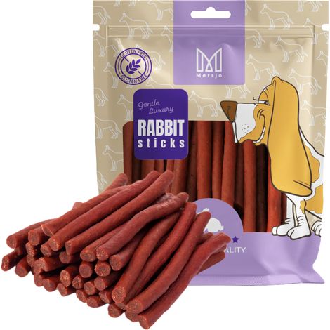 Hundeleckerli – Mersjö Kaninchenwürstchen 500 g