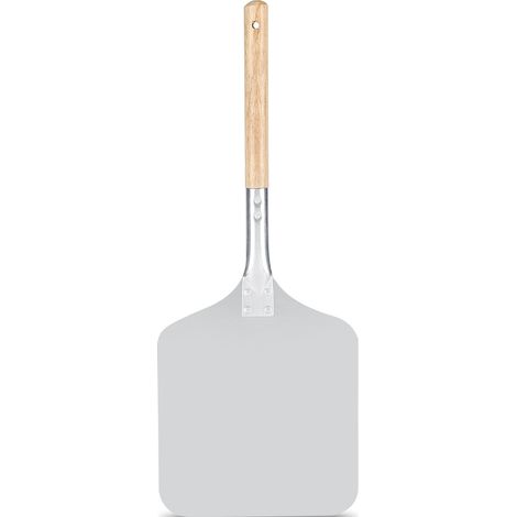 Pizza Peel - Aluminium Blade - Wooden Handle - For Transferring Pizzas Pancakes And Baked Goods - 1 Piece (1/5)