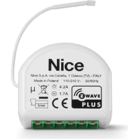 Nice modulo di comando 2 circuiti on off doublesmart-control eu doublesmart-cont