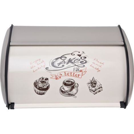 Boîte à pain de grande capacité, porte-pain à motif mignon, porte roulante, stockage du pain, pour boulangerie domestique (1/5)