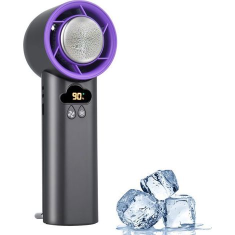 Ventilateur portable CKEYIN Mini - 100 vitesses réglables - Batterie rechargeable 3600 mAh - Pliable-AquaForge (1/5)