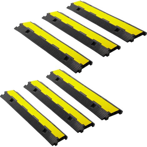SWANEW 6 pezzi cavo ponte 2 canali protezione antiurto cavo canale 100cm cavo tunnel (1/5)