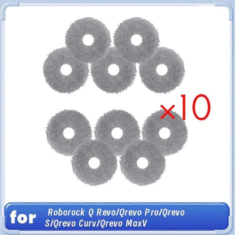 Lot de 10 lingettes de nettoyage pour aspirateur robot Q