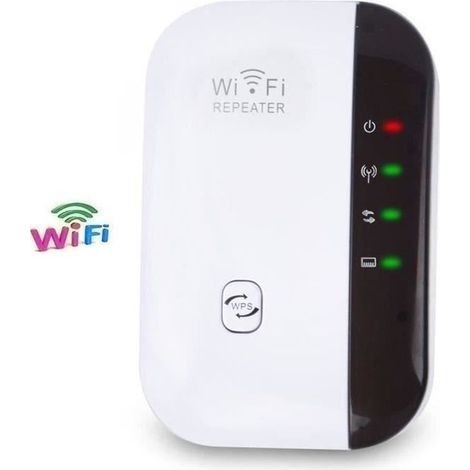 Répéteur WiFi PLUG&SURF universel tout abonnement - Augmente la qualité et la distance wi-fi RJ45 300 Mbps Répéteur Wi-Fi san S03E4 (1/4)
